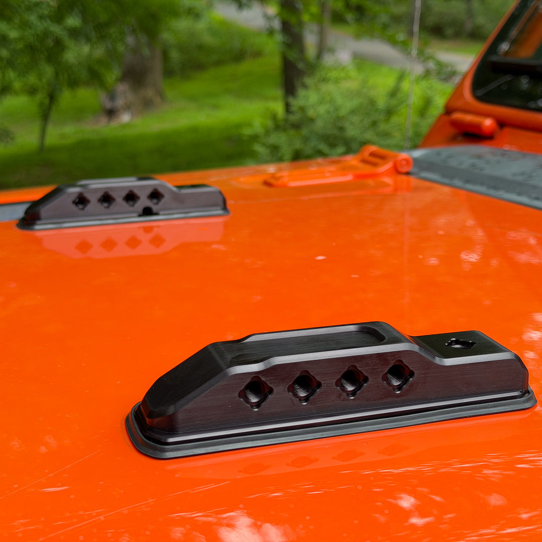 HazardKey Billet Hood Bumper Kit for JL/JT