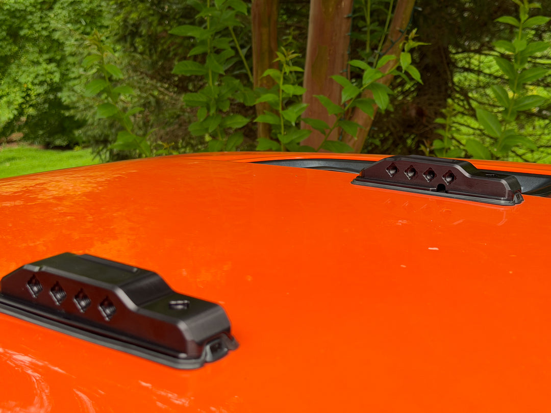 HazardKey Billet Hood Bumper Kit for JL/JT