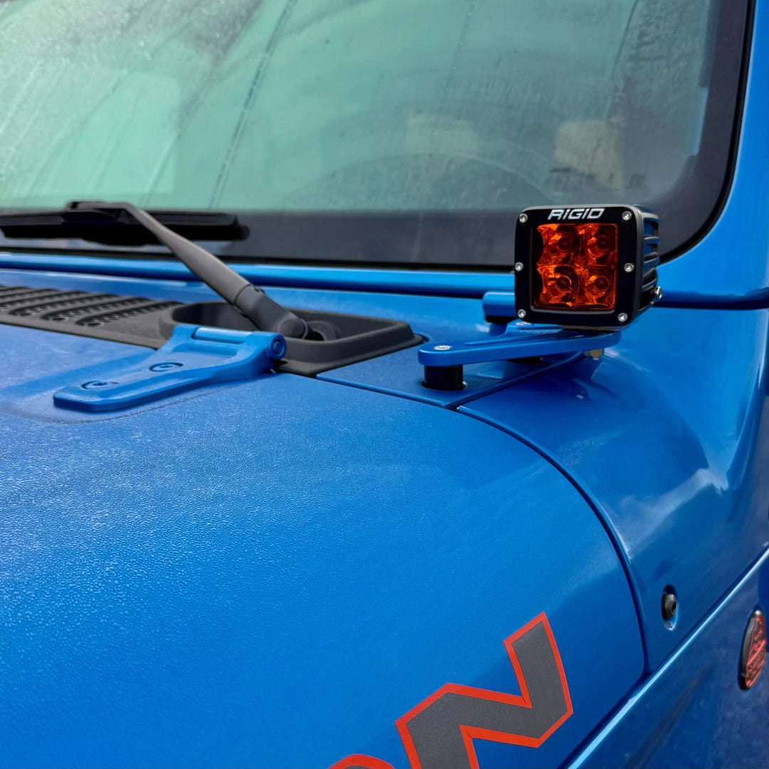 A-Pillar Light Mounts for Jeep JL/JT Wrangler and Gladiator